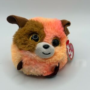 TY Puffies Mandarin the Dog 3” With Tags Birthday January 2